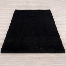  Puffy Fekete szőnyeg 60x110 lakástextília