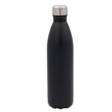 Pufo Classic fém termosz palack italokhoz, izoterm, 500 ml, fekete termosz