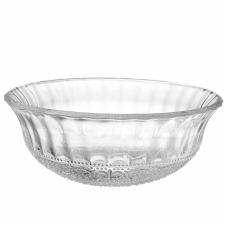 Pufo Elegáns Pufo Shape üvegtál saláta, gyümölcs, sütemény tálalásához, 22 cm konyhai eszköz