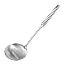 Pufo Premium rozsdamentes szűrőkanál, főzéshez és tálaláshoz, ellenálló, 37,5 cm konyhai eszköz