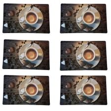 Pufo Tányértartó készlet az asztali tálaláshoz, Pufo Love Coffee modell, 6 db konyhai eszköz