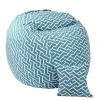  Pufrelax King Size Babzsák fotel + Párna - Textil huzat - Memory Mix szivacspehely töltet - Zippity Turquoise