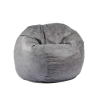  Pufrelax King Size XL Babzsák fotel - Textil huzat - Memory Mix szivacspehely töltet - Holdszürke