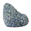  Pufrelax Nirvana Hobbit babzsák fotel - Vízálló huzat, kültéri használatra is, polisztirol gyöngyökkel töltve - Kamuflázs