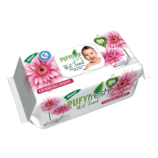 Pufy Fresh Popsitörlő Gerbera kupakos (120 db/cs) törlőkendő