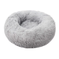 Puha kutya fekhely - világos szürke 60 cm szállítóbox, fekhely kutyáknak