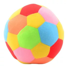  Puha labda csörgővel, 18 cm készségfejlesztő