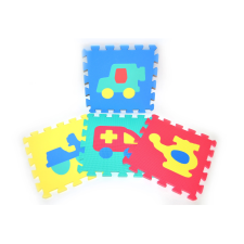 Puha puzzle blokok közlekedési eszközökkel 32 cm játszószőnyeg