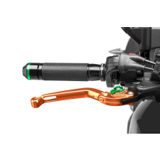PUIG Brake lever without adapter PUIG 160TV foldable orange/green egyéb motorkerékpár alkatrész