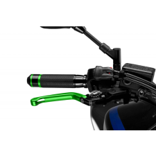PUIG Brake lever without adapter PUIG 3.0 110VP foldable green/silver egyéb motorkerékpár alkatrész