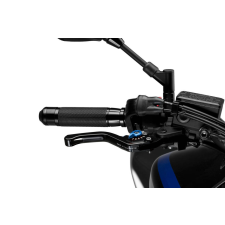 PUIG Brake lever without adapter PUIG 3.0 130NA rövid fekete/kék egyéb motorkerékpár alkatrész