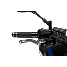 ﻿PUIG Brake lever without adapter PUIG 3.0 130PV rövid silver/green egyéb motorkerékpár alkatrész