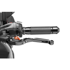 PUIG Clutch lever without adapter PUIG 29NNT extendable folding fekete/narancssárga egyéb motorkerékpár alkatrész