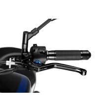 PUIG Clutch lever without adapter PUIG 3.0 220NA hosszú fekete/kék egyéb motorkerékpár alkatrész