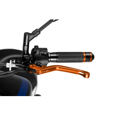 ﻿PUIG Clutch lever without adapter PUIG 3.0 220TN hosszú orange/black egyéb motorkerékpár alkatrész