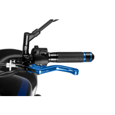 ﻿PUIG Clutch lever without adapter PUIG 3.0 230AP rövid kékes/ezüst egyéb motorkerékpár alkatrész