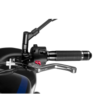 ﻿PUIG Clutch lever without adapter PUIG 3.0 230PR rövid silver/red egyéb motorkerékpár alkatrész