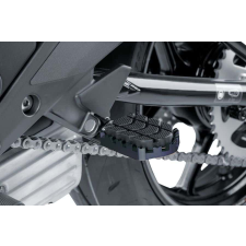 PUIG Footpegs without adapters PUIG ENDURO 7587N fekete with rubber egyéb motorkerékpár alkatrész