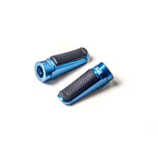PUIG Footpegs without adapters PUIG SPORT 7318A kék with rubber egyéb motorkerékpár alkatrész