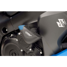 PUIG Frame sliders PUIG PRO 7705N black with grey rubber motorkerékpár idom