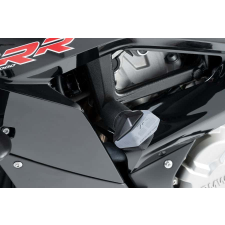 PUIG Frame sliders PUIG R12 5579N black with grey rubber bukócső, bukógomba