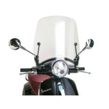 ﻿PUIG Puig T.S. átlátsztó robogó szélvédő - Vespa Primavera 50, 125 2013- szélvédő spoiler