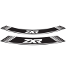 ﻿PUIG Rim strip PUIG ZXR 9292B fehér set of 8 rim strips
