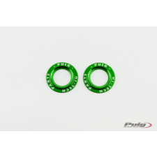 PUIG Rings for axle sliders PUIG PHB19 20271V alumínium zöld egyéb motorkerékpár alkatrész