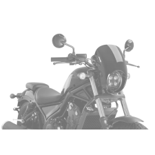 PUIG Semifairing PUIG ANARCHY 21088J matt black motorkerékpár idom