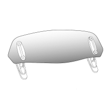 PUIG Spare visor PUIG 6269H fixed by screws smoke bukósisak