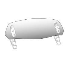 ﻿PUIG Spare visor PUIG 6872W clip-on áttetsző bukósisak