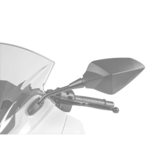 PUIG Visszapillantó tükör PUIG RS1 30° FAIRING FITTING 7342C carbon look jobb motorkerékpár visszapillantó