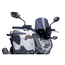 PUIG Windscreen PUIG RACING 5991F dark smoke bukósisak