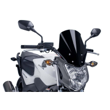 PUIG Windscreen PUIG RACING 5991N fekete bukósisak