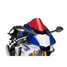 PUIG Windscreen PUIG RACING 7648R piros bukósisak