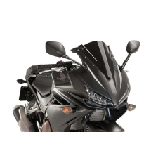 PUIG Windscreen PUIG RACING 8903N fekete bukósisak