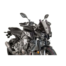 PUIG Windscreen PUIG RACING 8917F dark smoke bukósisak