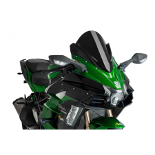 PUIG Windscreen PUIG RACING 9704N fekete bukósisak