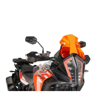 PUIG Windscreen PUIG RACING 9716T narancssárga bukósisak