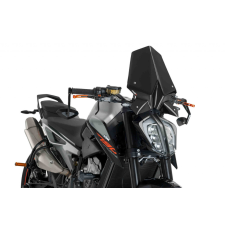 PUIG Windshield PUIG NEW. GEN SPORT 9668N fekete bukósisak