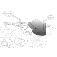 PUIG Windshield PUIG NEW. GEN SPORT 9702W áttetsző bukósisak