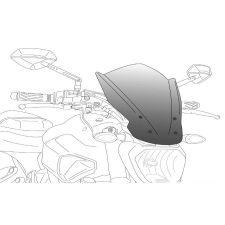PUIG Windshield PUIG NEW. GEN TOURING 9438W áttetsző bukósisak
