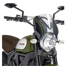 PUIG Windshield PUIG RETROVISION 8192W carbon look áttetsző bukósisak