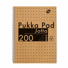 Pukka pad Jotta Kraft 400 lapos A4 vonalas spirálfüzet (9565-KRA) füzet