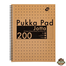 Pukka pad Kraft Jotta Recycle A4 200 oldalas vonalas spirálfüzet füzet