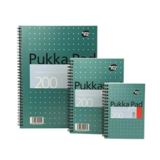 Pukka pad Metallic Jotta 100 lapos A5 vonalas Spirálfüzet füzet