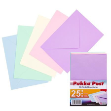 Pukka pad Pastel szilikonos boríték C6 vegyes színek (9059-ENV) postázás