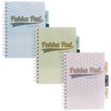 Pukka pad Project Book Haze A5 PP 200 oldal vonalas spirálfüzet (A15557021) füzet