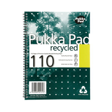 Pukka pad Recycled 55 lapos A5 vonalas spirálfüzet (A15572021) füzet