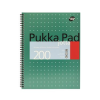 Pukka pad Spirálfüzet, A4+, vonalas, 100 lap, PUKKA PAD, "Metallic Jotta"